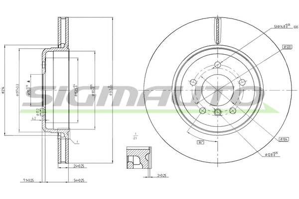 Brake Disc (DBC154V)