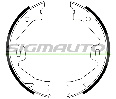 Brake Shoe Set, parking brake (SFA269)