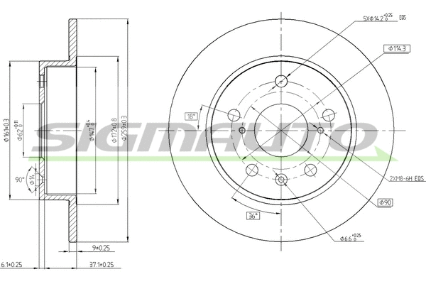 Brake Disc (DBC493S)