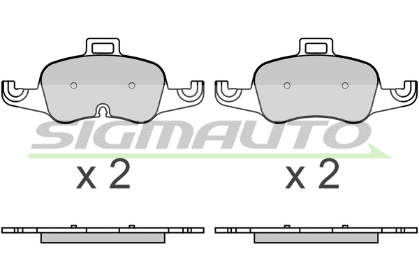 Brake Pad Set, disc brake (SPB732)
