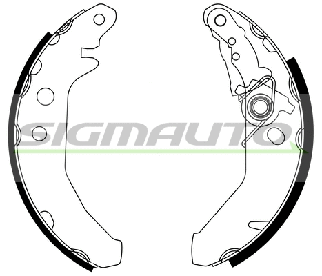 Brake Shoe Set (SFA225-1)