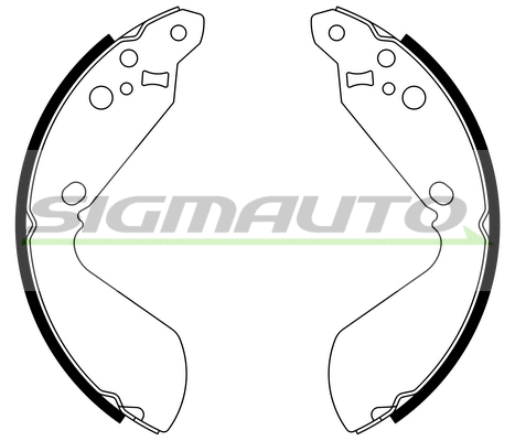 Brake Shoe Set (SFA910)