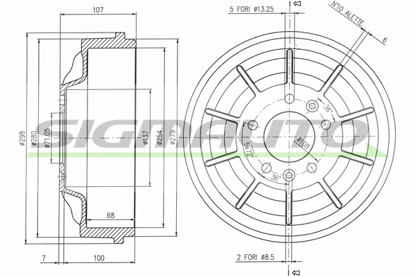 Brake Drum (DR5729)