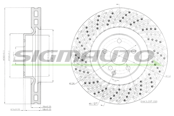 Brake Disc (DBB637V)
