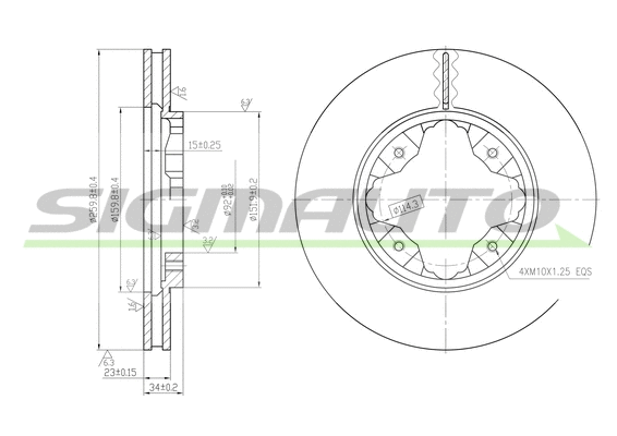 Brake Disc (DBA450V)