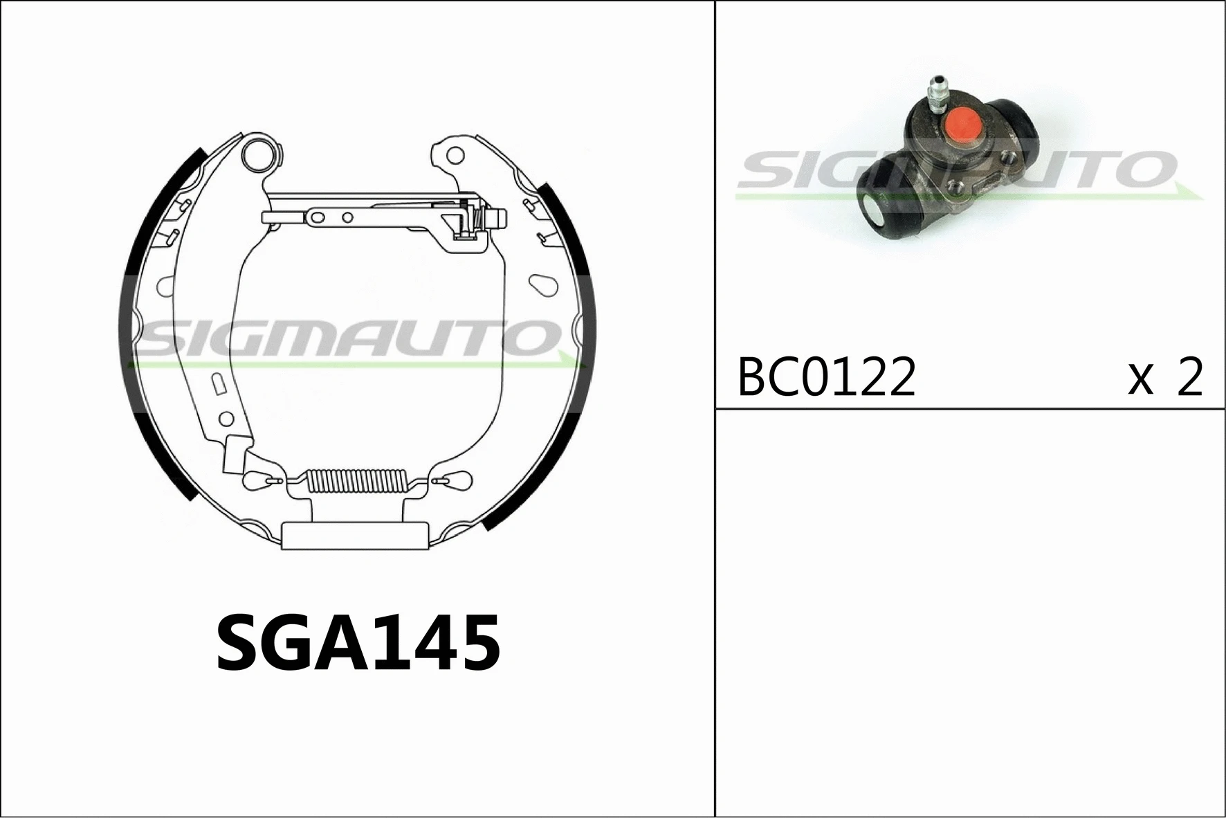 Brake Shoe Set (SGA145)