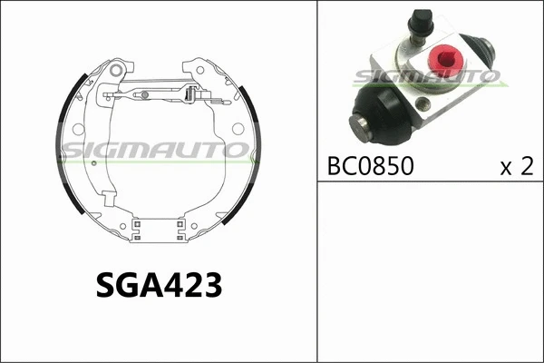 Brake Shoe Set (SGA423)