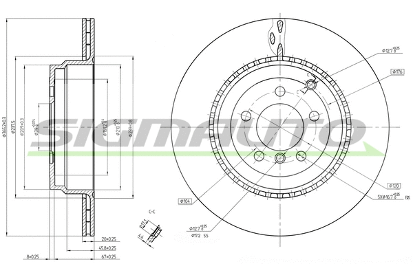 Brake Disc (DBC085V)