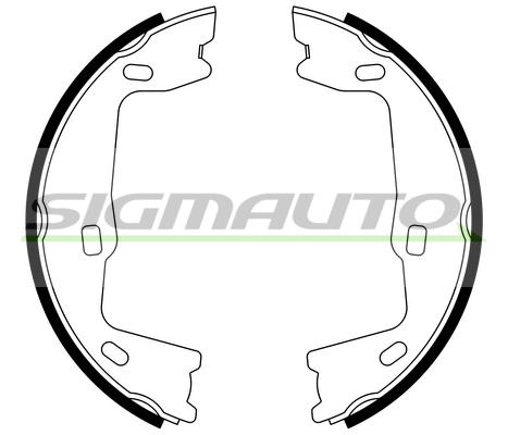 Brake Shoe Set, parking brake (SFA349)