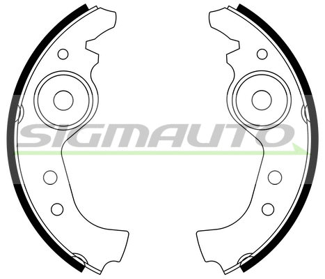 Brake Shoe Set (SFA290)
