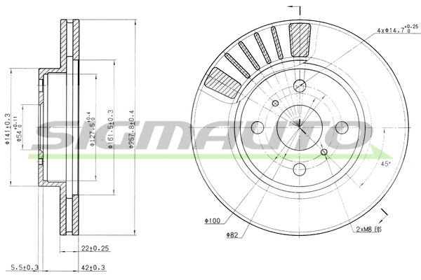 Brake Disc (DBA881V)