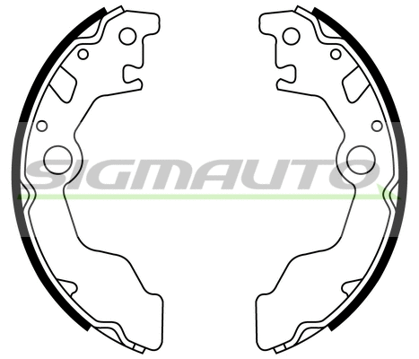 Brake Shoe Set (SFA888)