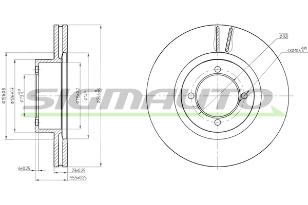 Brake Disc (DBA305V)