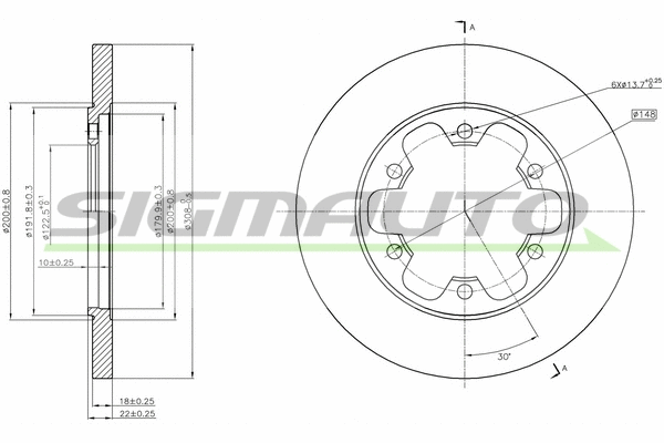 Brake Disc (DBC485S)