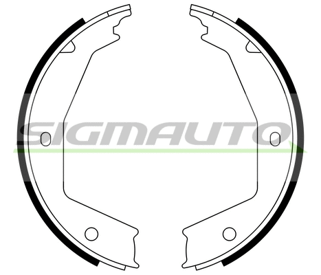 Brake Shoe Set, parking brake (SFA388)