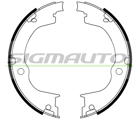 Brake Shoe Set, parking brake (SFA360)