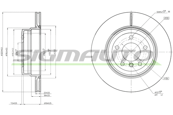 Brake Disc (DBB812V)
