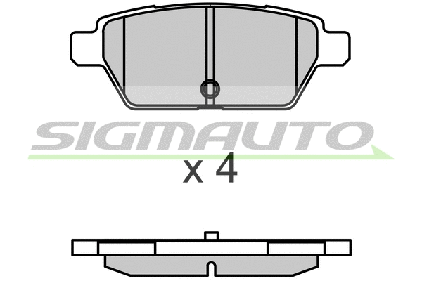 Brake Pad Set, disc brake (SPB683)