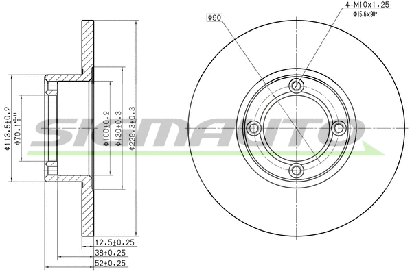 Brake Disc (DBA278S)