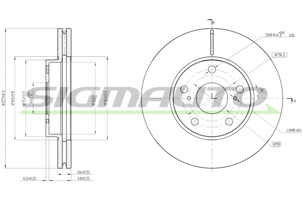 Brake Disc (DBC653V)
