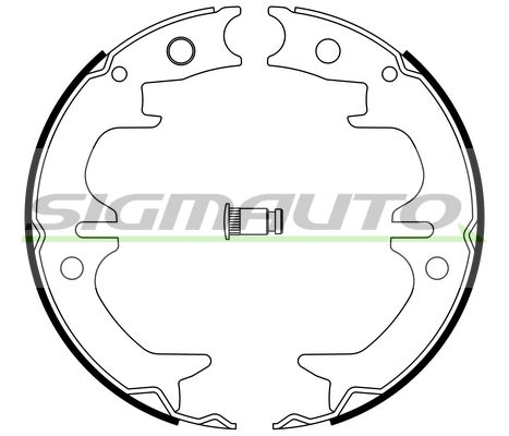 Brake Shoe Set, parking brake (SFA962)