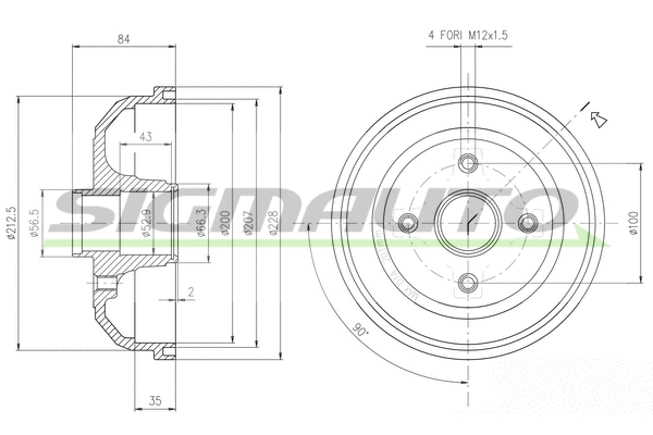 Brake Drum (DR5600)