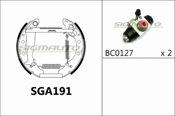 Brake Shoe Set (SGA191)