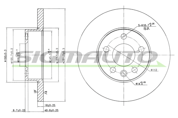 Brake Disc (DBB011S)