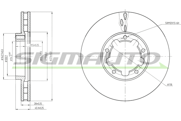 Brake Disc (DB0326V)