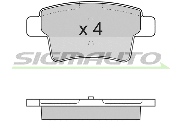 Brake Pad Set, disc brake (SPB331)