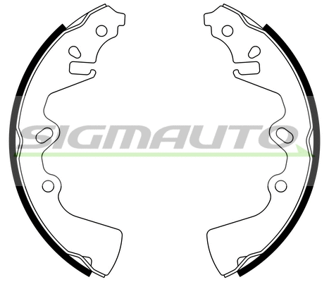 Brake Shoe Set (SFA777)