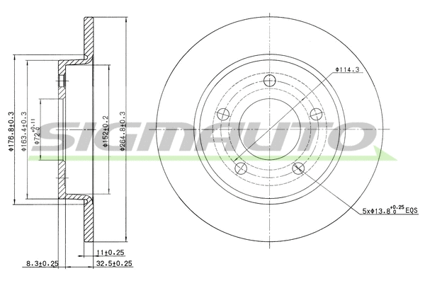 Brake Disc (DBB420S)