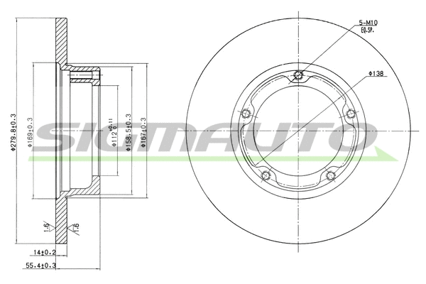 Brake Disc (DBA061S)
