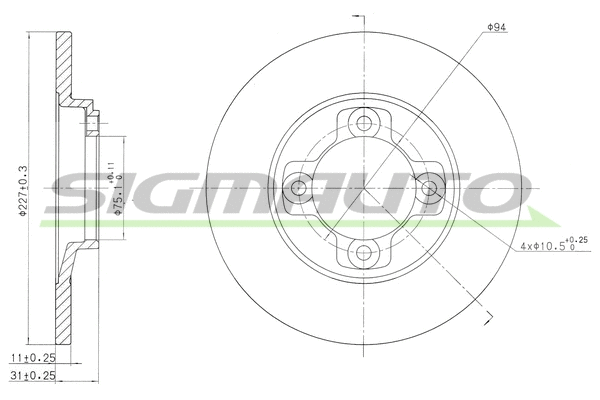 Brake Disc (DBA113S)