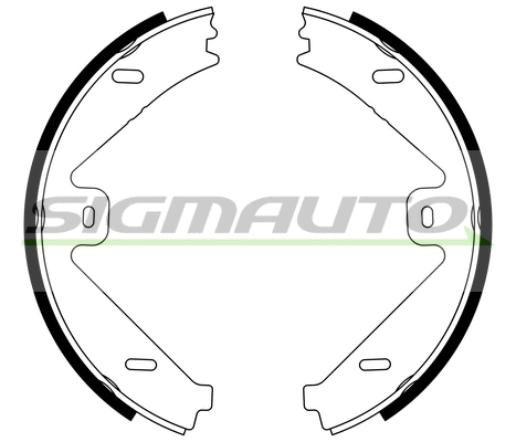 Brake Shoe Set, parking brake (SFA319)