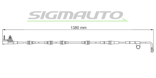 Warning Contact, brake pad wear (WI0783)