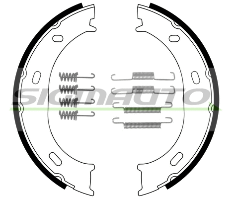 Brake Shoe Set, parking brake (SFA306-1)