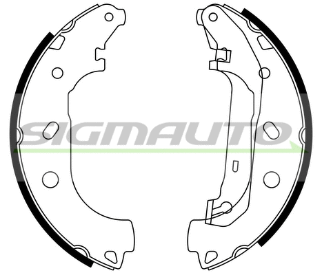 Brake Shoe Set (SFA244)