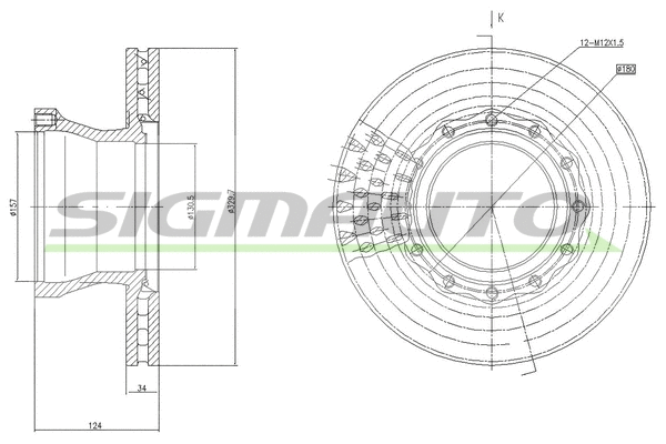 Brake Disc (DB0148V)