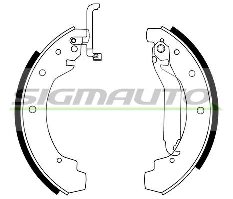 Brake Shoe Set (SFA549)