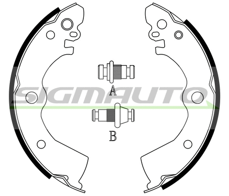 Brake Shoe Set (SFA851)