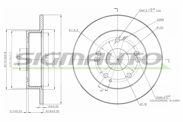 Brake Disc (DBB861S)
