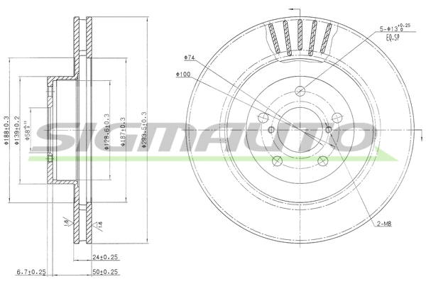 Brake Disc (DBB175V)