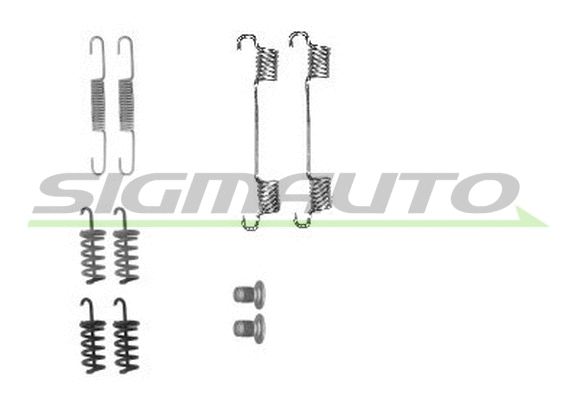 Accessory Kit, brake shoes (SK0874)