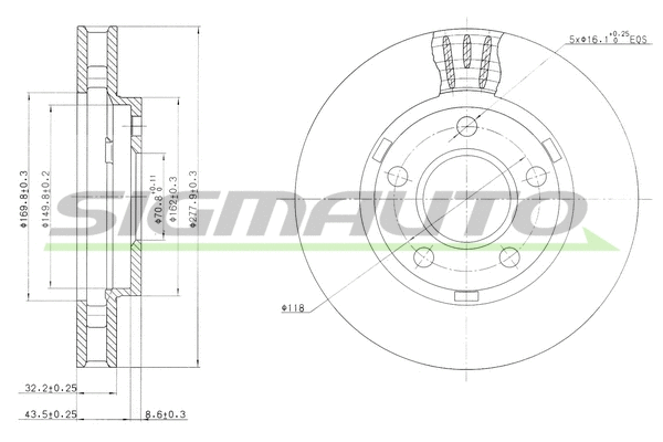 Brake Disc (DBB030V)
