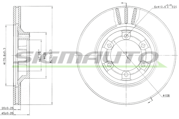 Brake Disc (DBA345V)