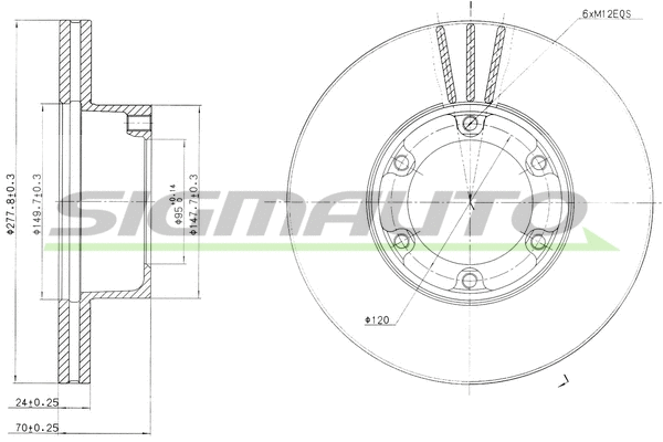Brake Disc (DBA172V)