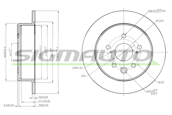 Brake Disc (DBB815S)
