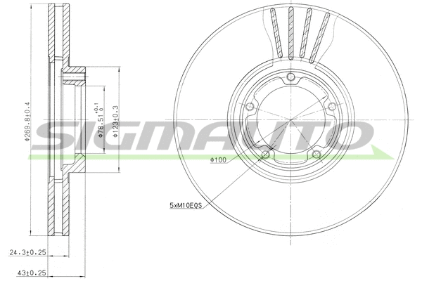 Brake Disc (DBA849V)