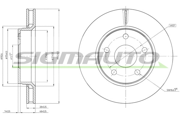 Brake Disc (DBC098V)